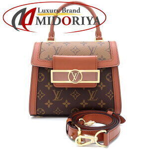 Louis Vuitton Dauphine Capital Bag Monogram Reverse Brown